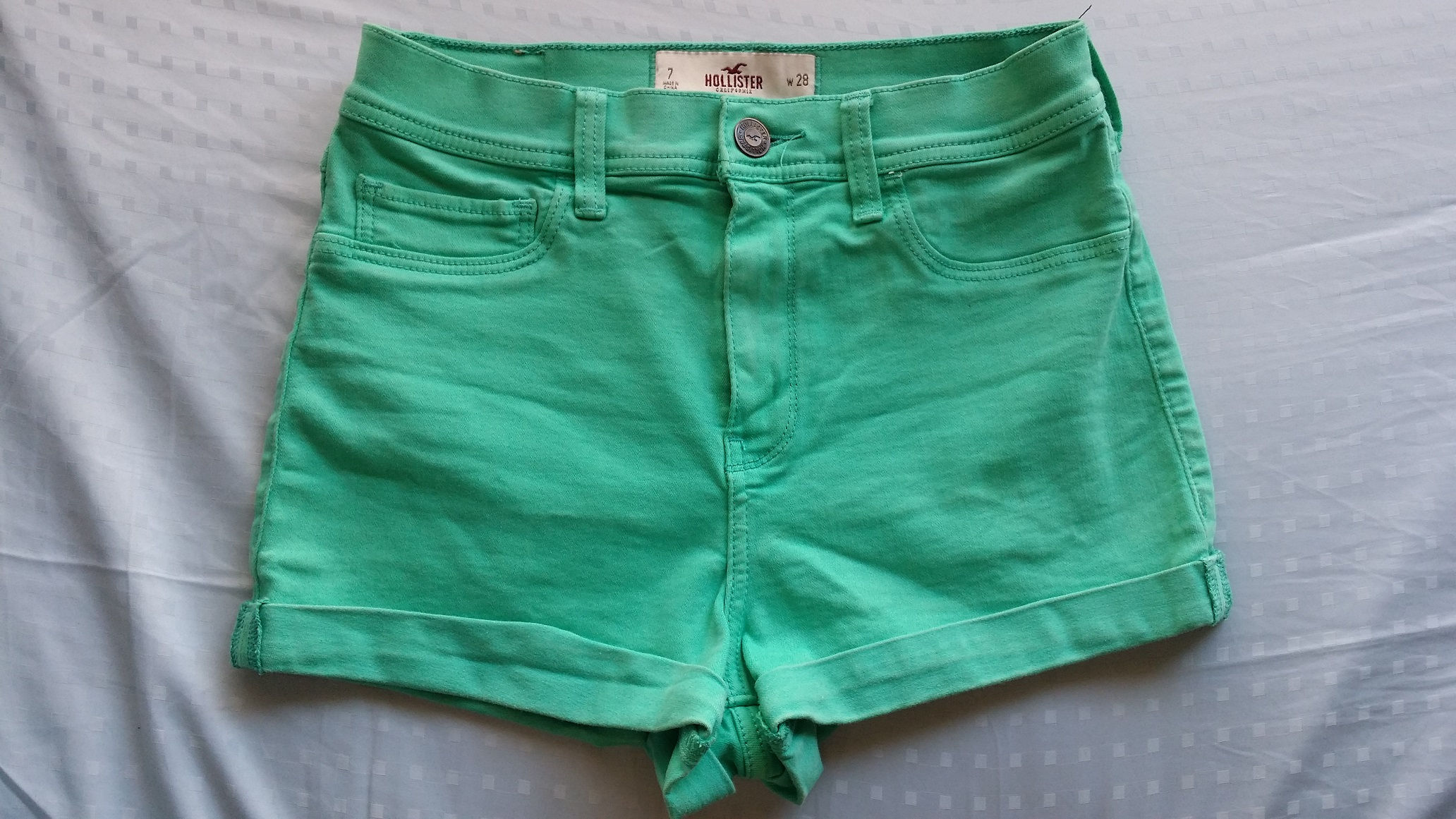 Green Hollister Shorts