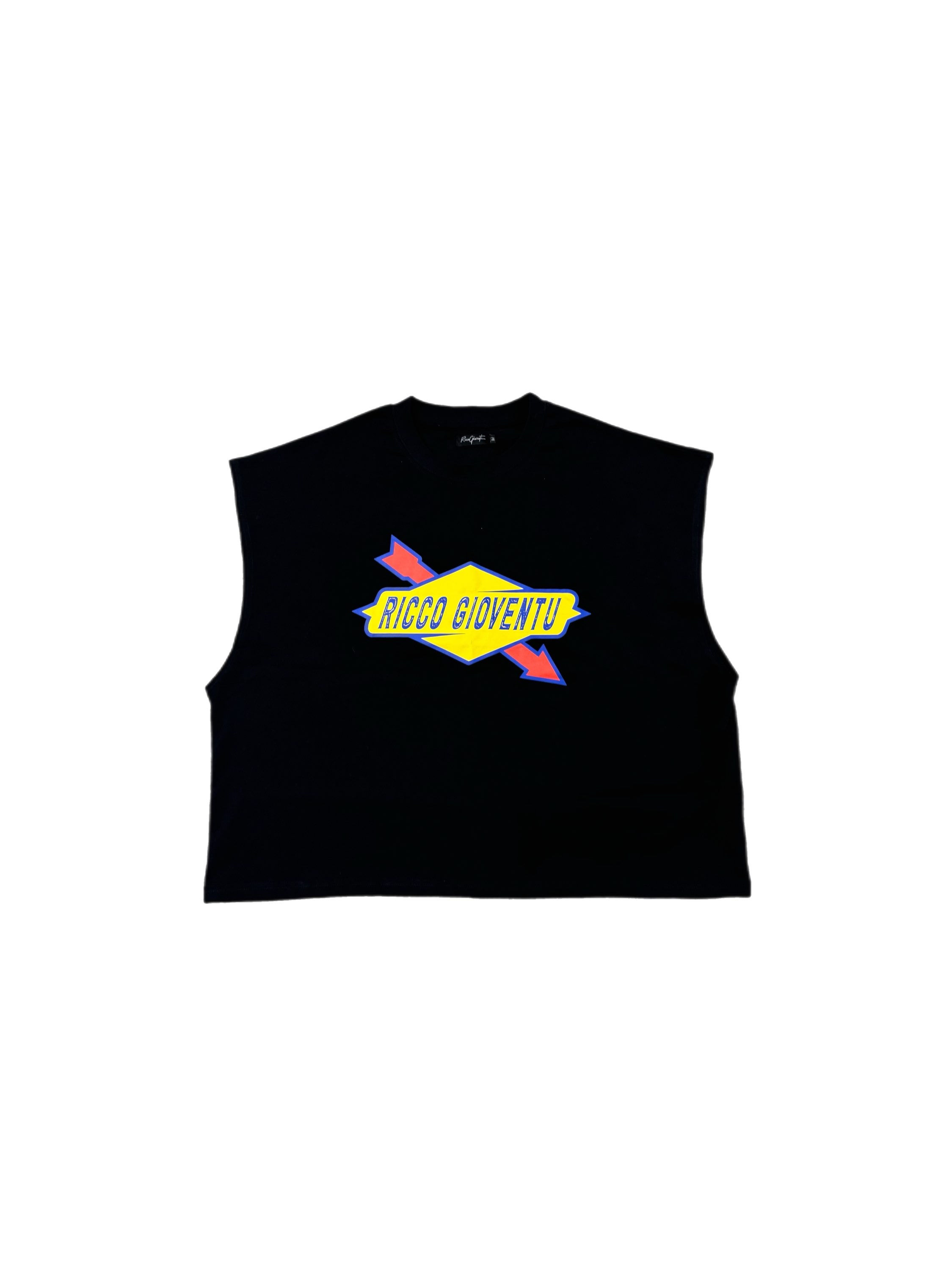 Black “Sunoco”  Box Tank Top
