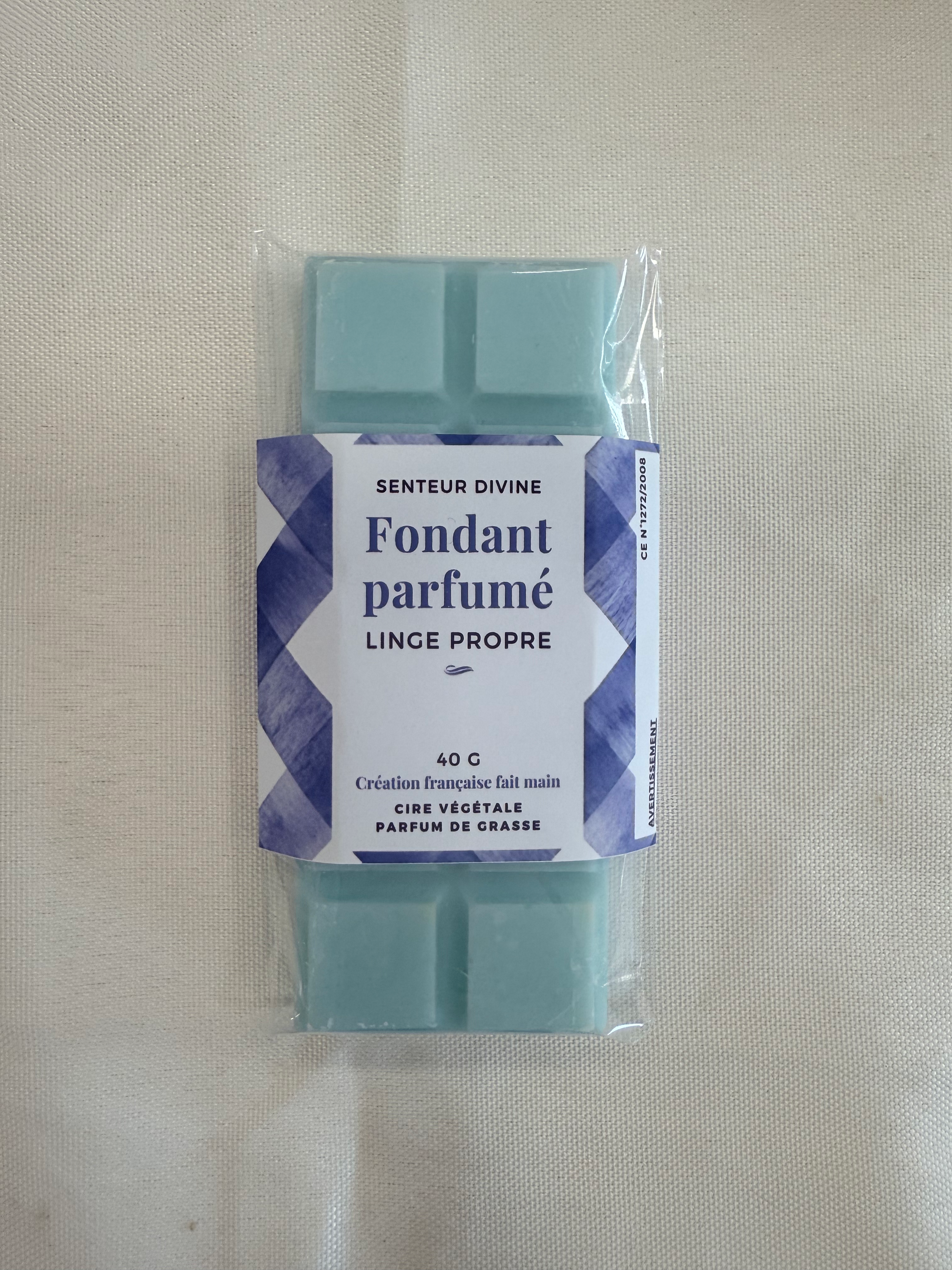 Tablette fondante parfumée - Linge propre