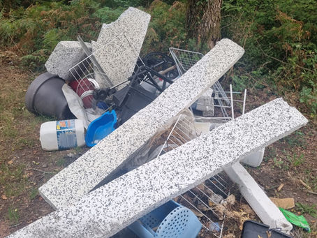 Dépôt sauvage de déchets constaté à Saint-Germain-d’Esteuil en Gironde