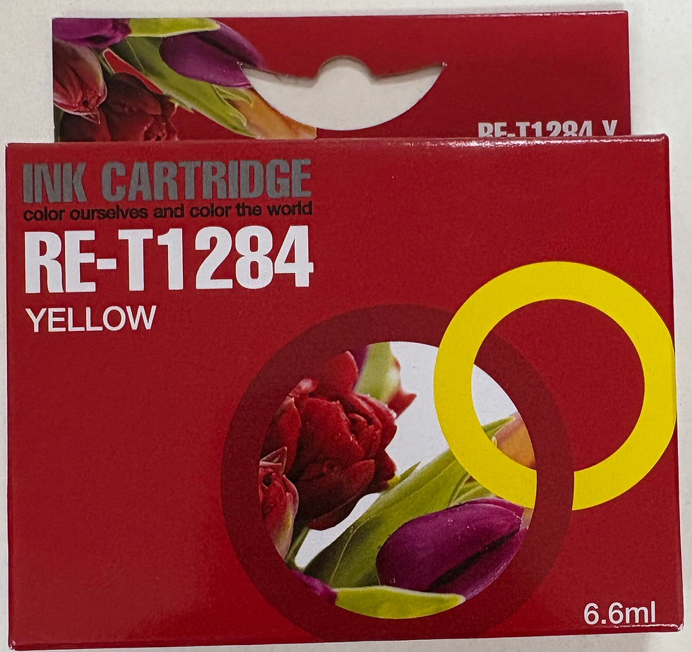 Cartucho Epson Compatible T1284 Amarillo (T128A YL)