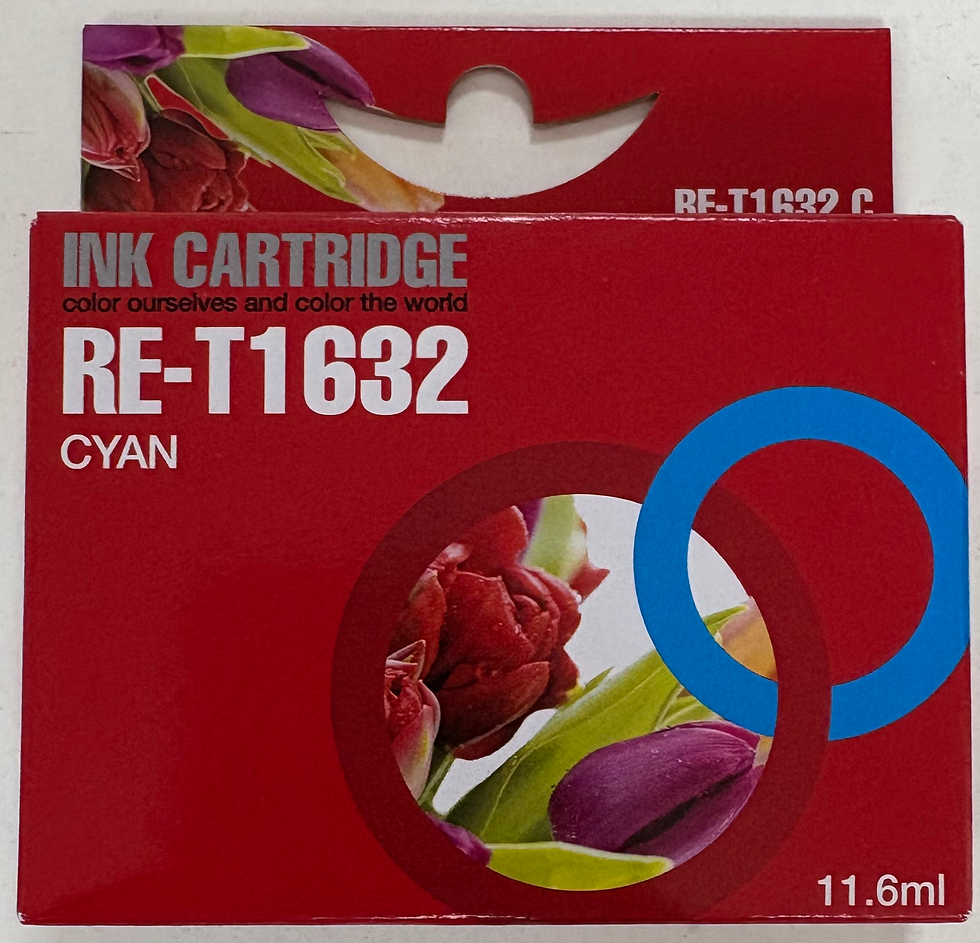 Cartucho Epson Compatible T1632 Cian (T1632 CY)