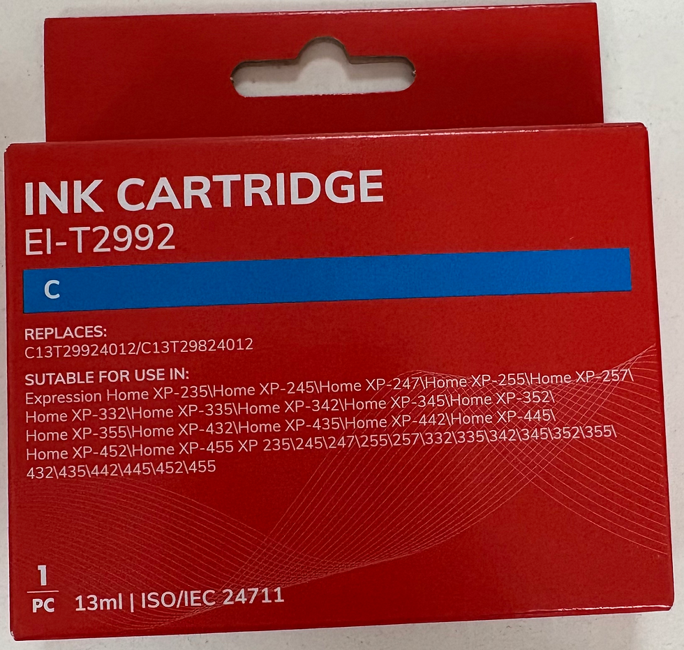 Cartucho Epson Compatible T2992 Cian (T2992 CY)