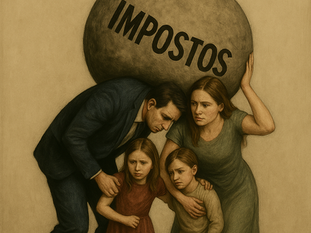 Os impostos estão esmagando o povo