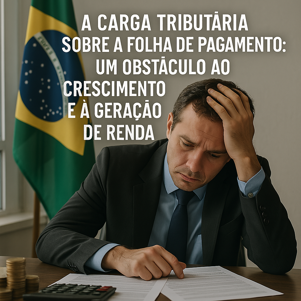 Carga tributária sobre o salário desmotiva a contratação