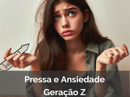 Garota representando a geração Z e suas angustias