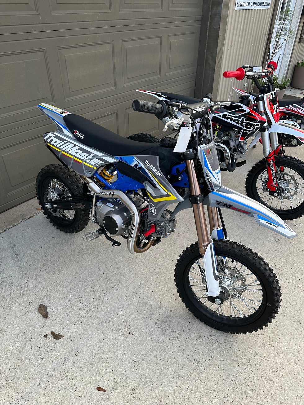 2025 Trailmaster JHL Pro MK125E Dirtbike - Blue