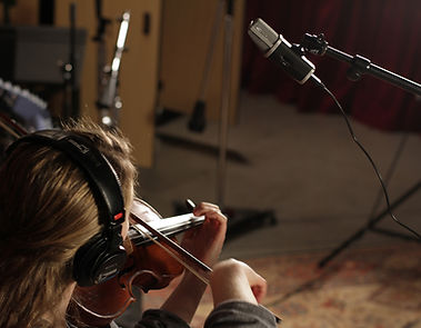 Professional recordings of student recitals and projects