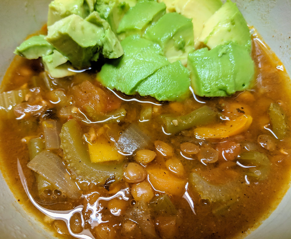 Instant Pot Lentils Veggie Chili (Clean Eating and Vegan)