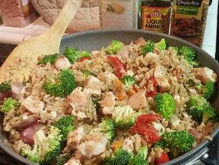 Chicken Broccoli "Fried" Rice (FTDI)