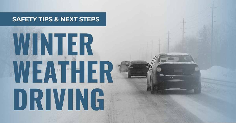 winter weather driving: safety tips and next steps