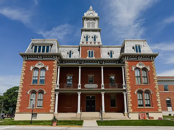 The Medina County Courthouse built in 1841.