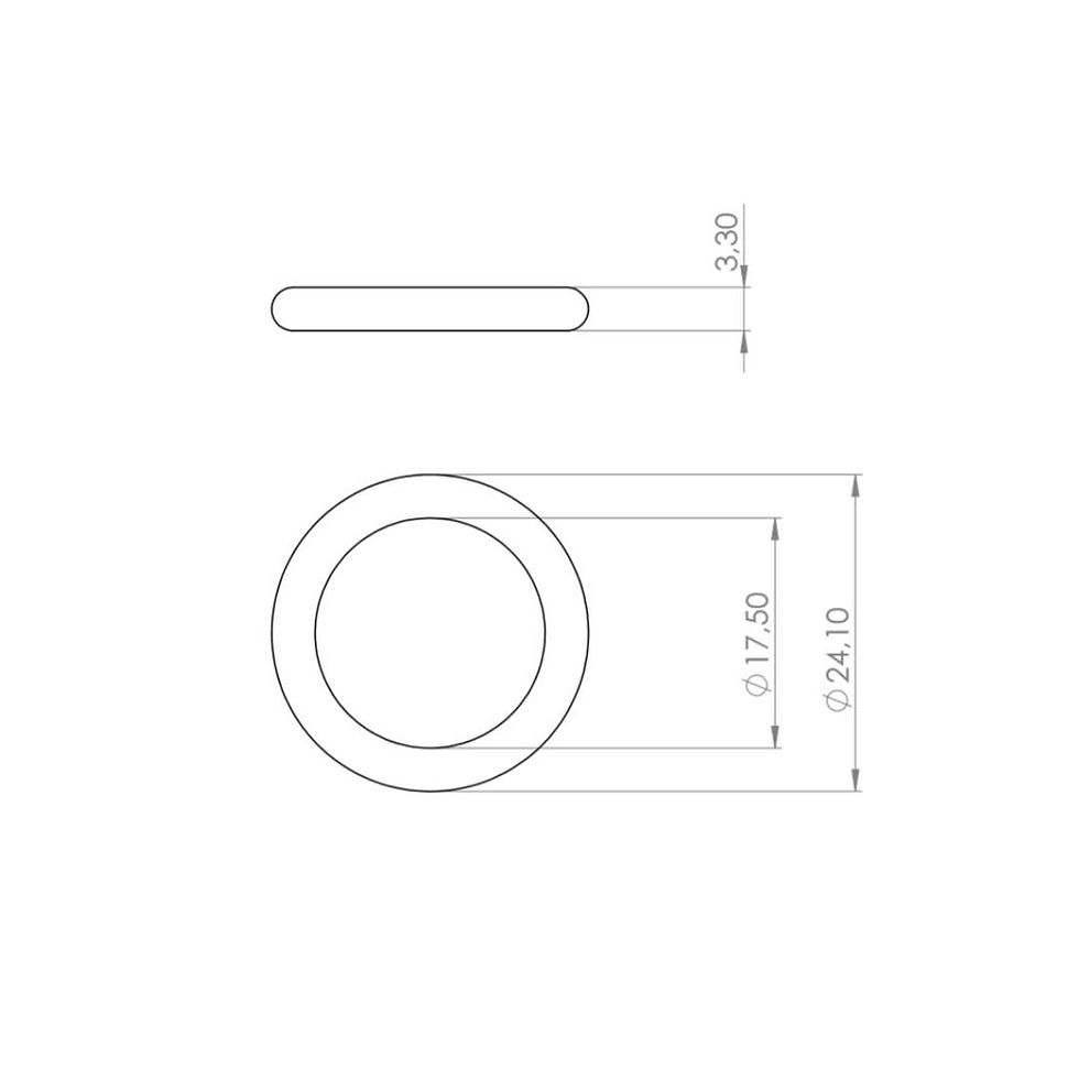 Thumbnail: ANEL O'RING 17.04x3.53 2209 - 932056601
