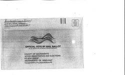 2018 General Election Ballot Envelope Re