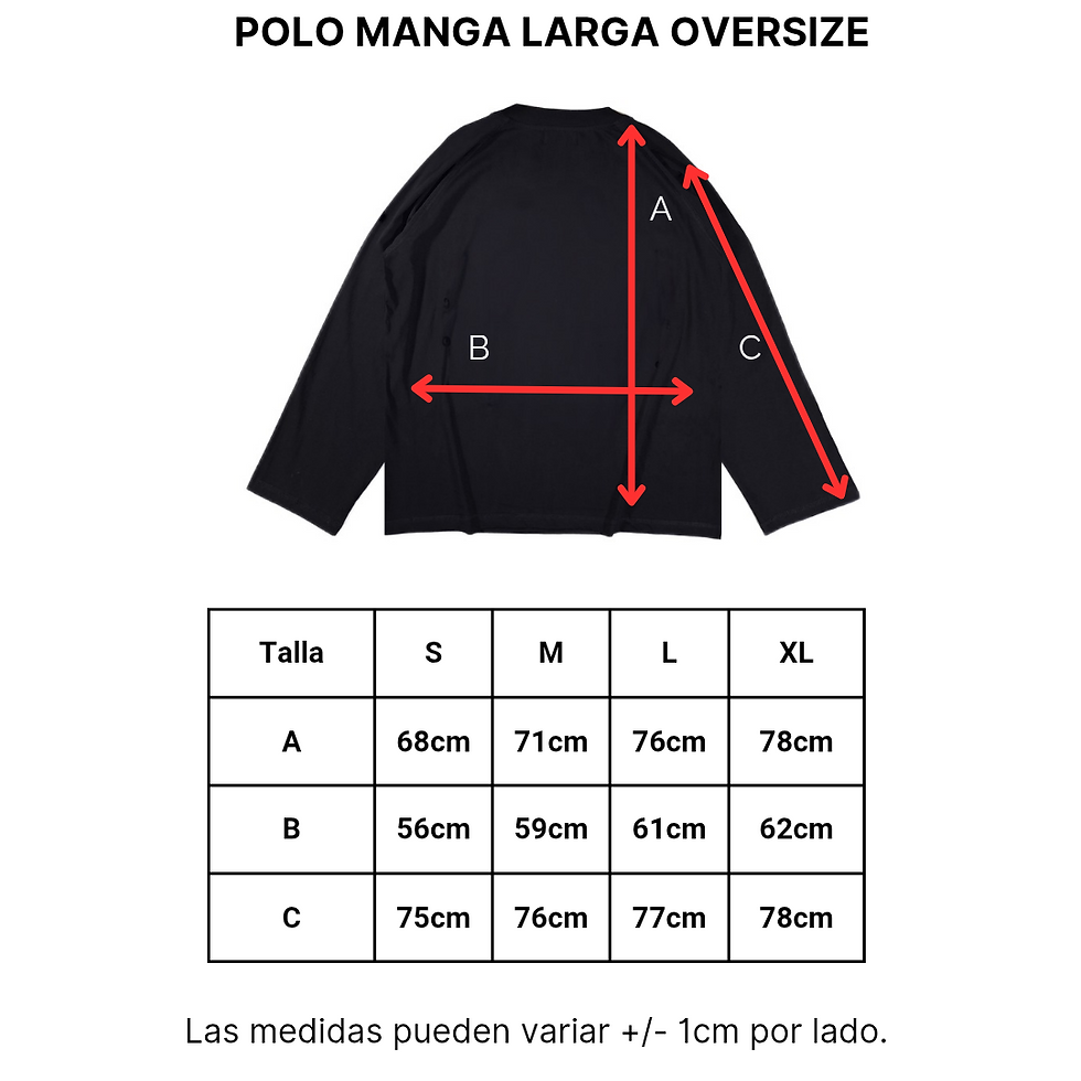 Miniatura: Crusader Polo Manga Larga Oversize