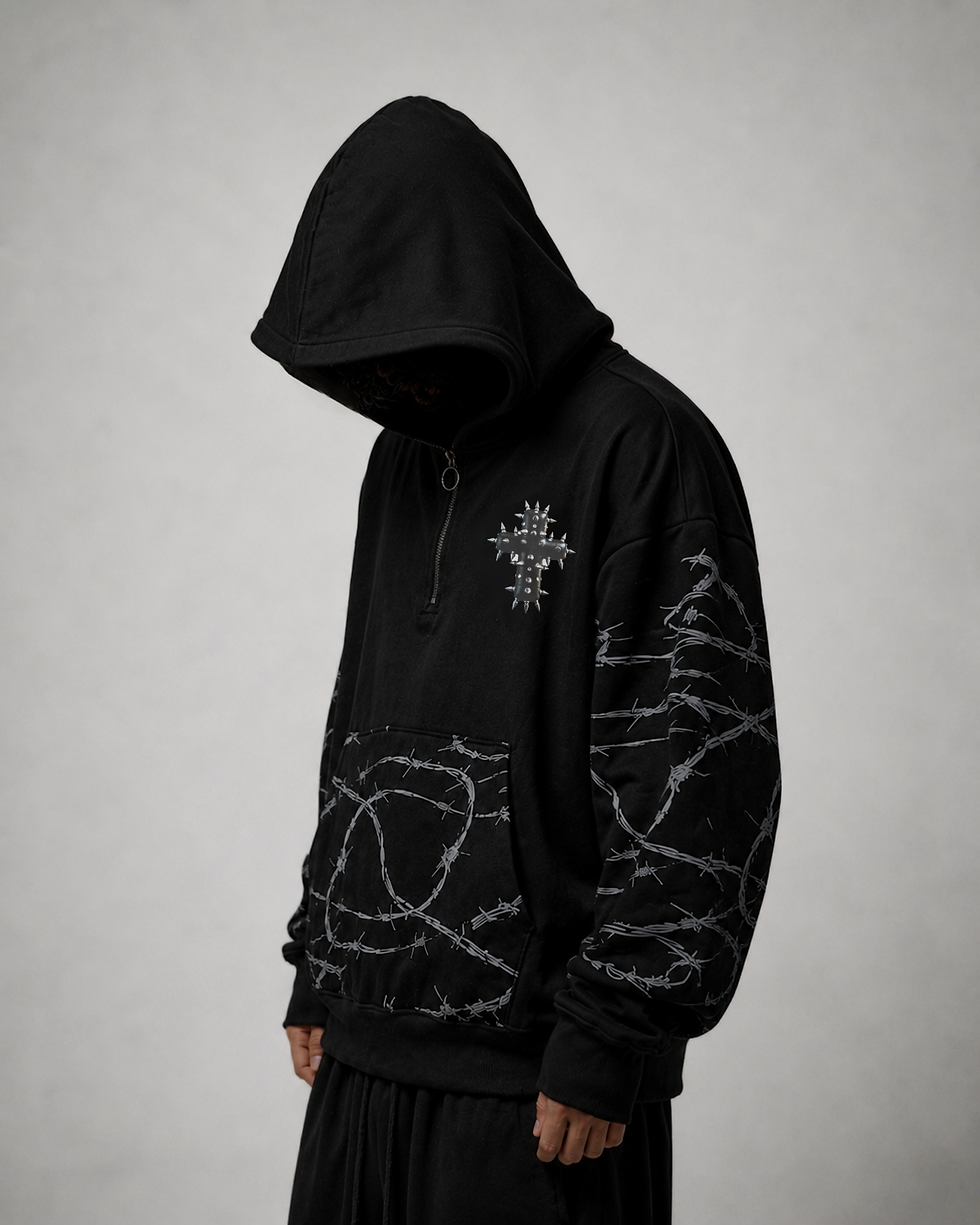 Miniatura: Plectrum Hoodie Oversize Franela Algodón