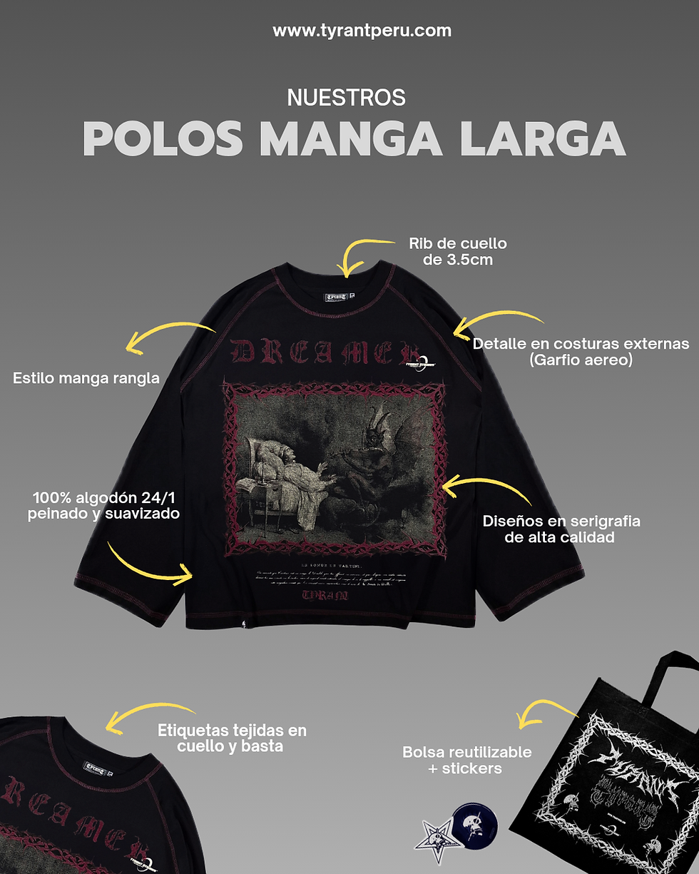 Miniatura: Crusader Polo Manga Larga Oversize