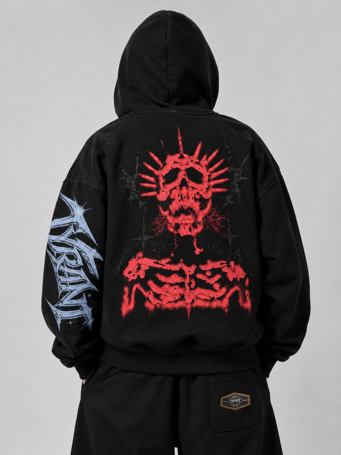 The Ghoul Zip Hoodie Oversize