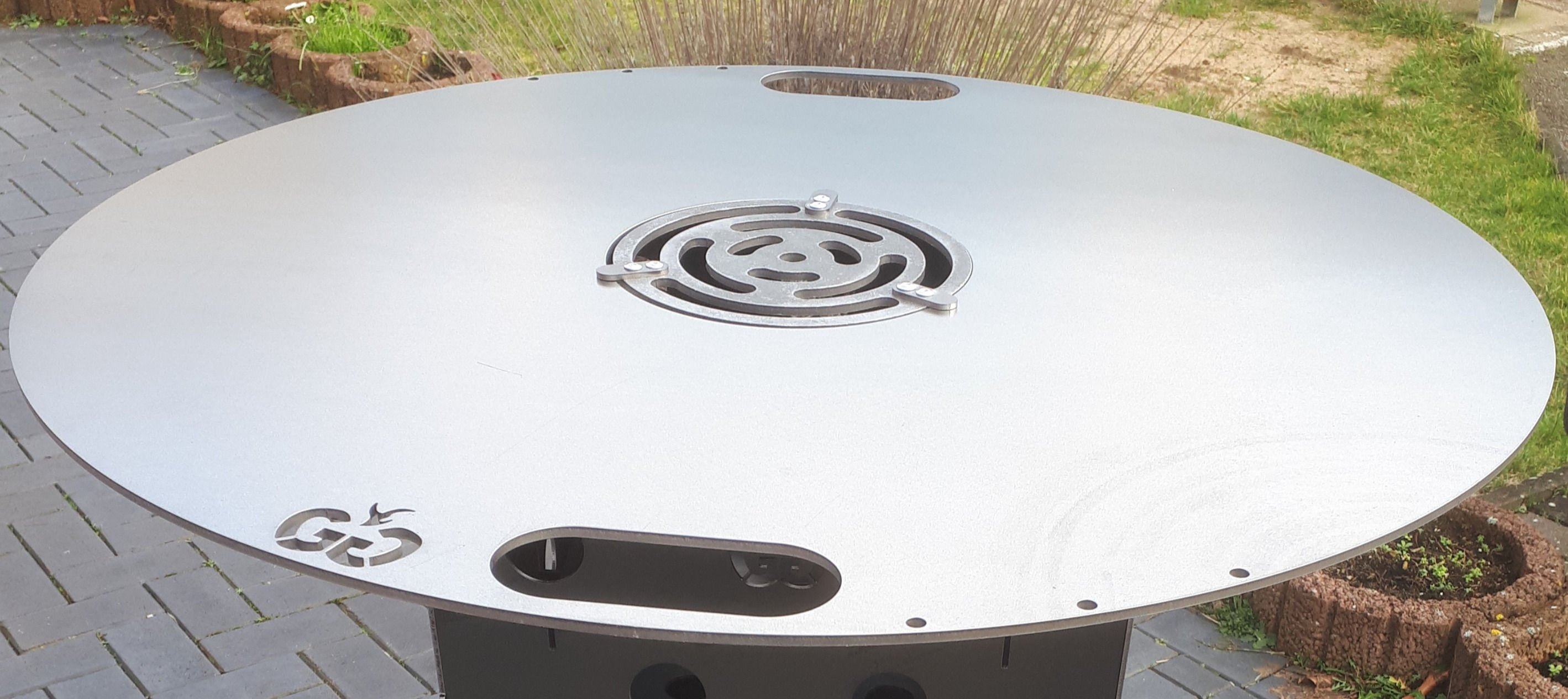 Set Feuerplatte 80cm & Mittelrost