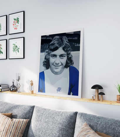 Whether you're a lifelong Birmingham City fan, a collector of sports art, or simply appreciate expressive football portraiture, "Super Boy" is my tribute piece that brings passion and history to any space.