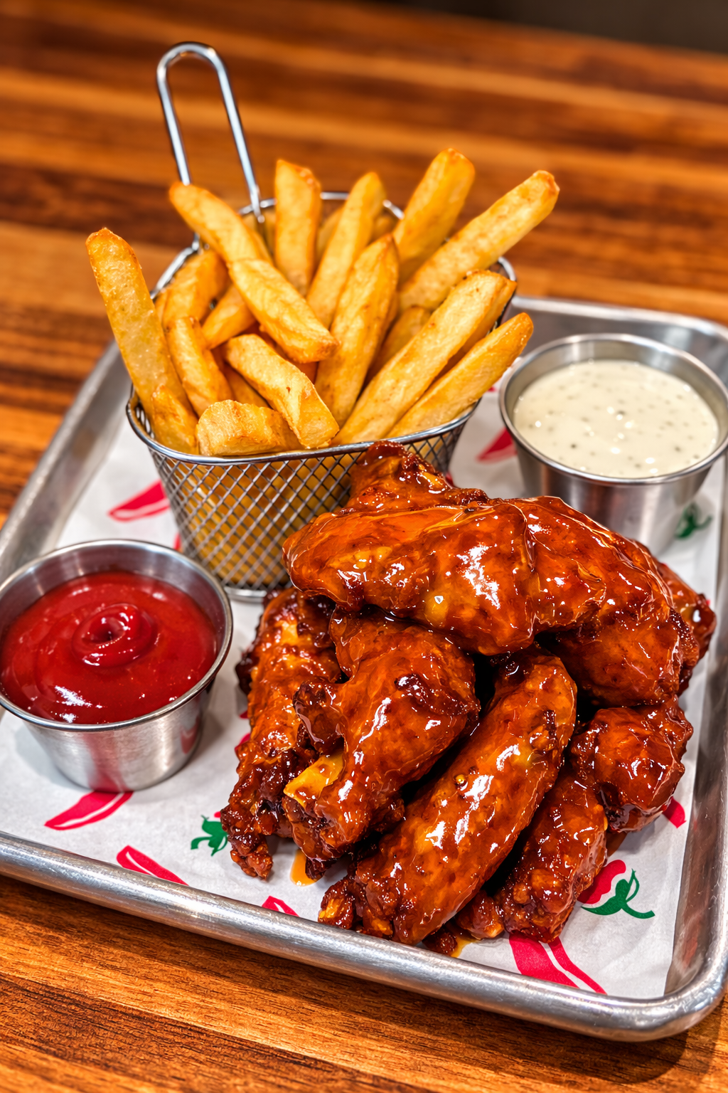 Arranged Food and Objects