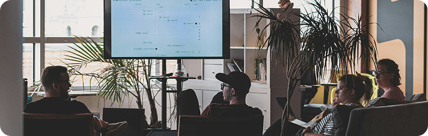 Consulting professionals in a meeting