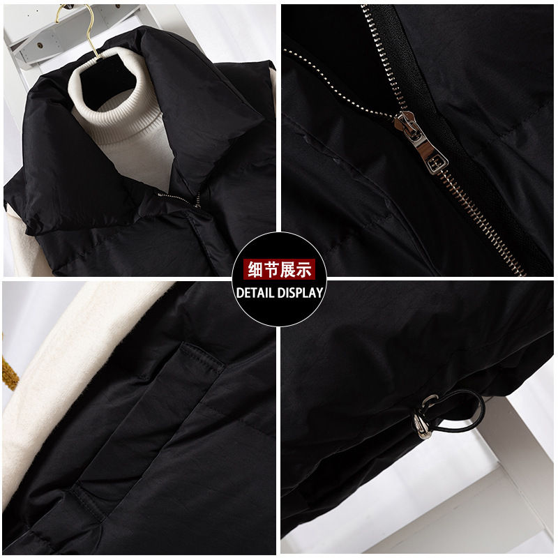 Thumbnail: Women Fashion Autumn New 2024 Stand Collar Elegant Down Coats Warm Outerwear Cas