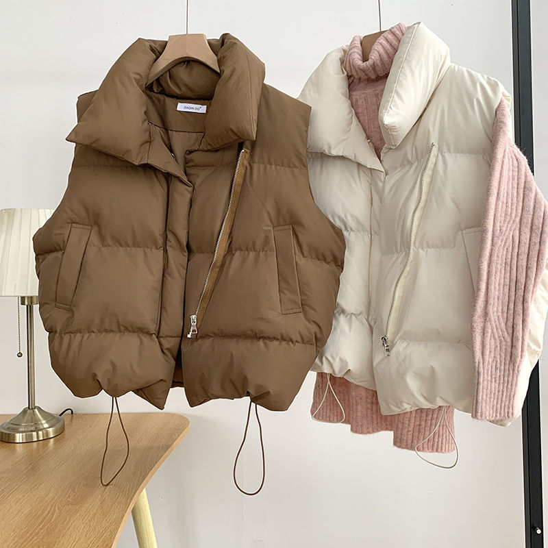 Thumbnail: Women Fashion Autumn New 2024 Stand Collar Elegant Down Coats Warm Outerwear Cas