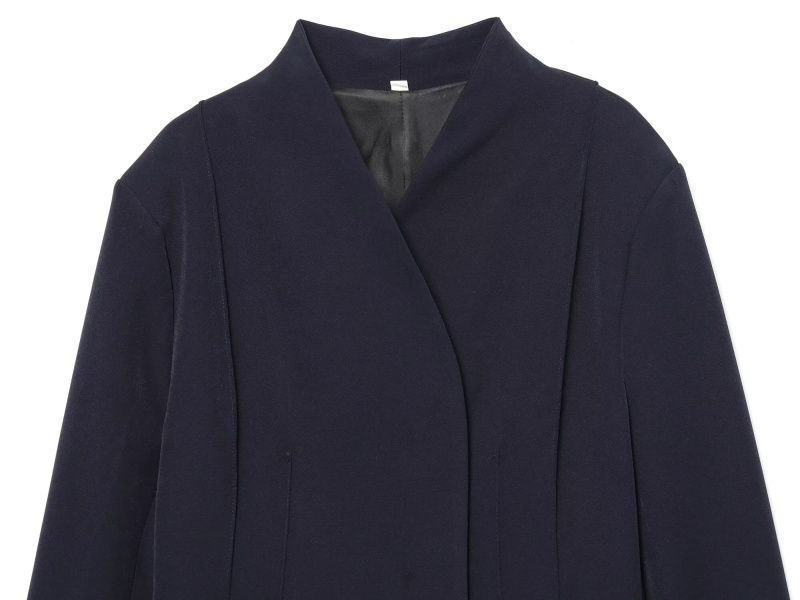 Thumbnail: ETJ 2025 women's new fashion design three-dimensional cut high collar slim suit 