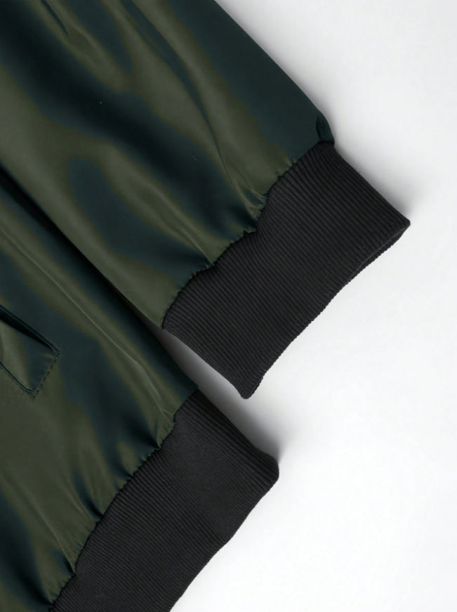 Thumbnail: 2024 Spring and Autumn New Baseball Collar Short Loose Solid Color Jacket Men's 