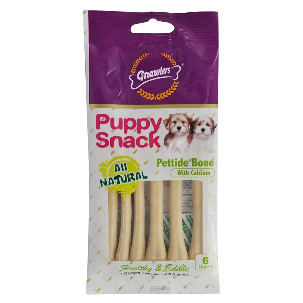 GNAWLERS HUESO EXTRA PEQUEÑO DE CALCIO X 6 UNIDADES