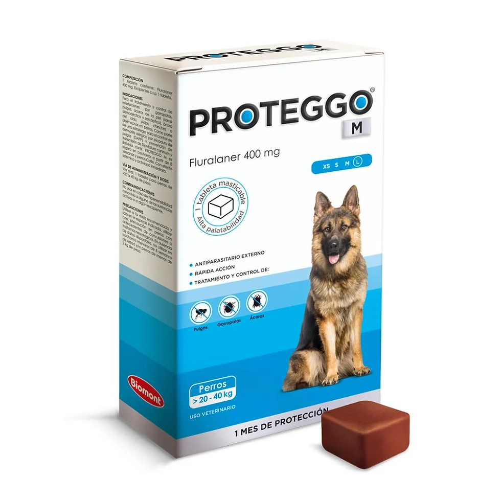 PROTEGGO ANTIPULGAS MASTICABLE 20 - 40KG