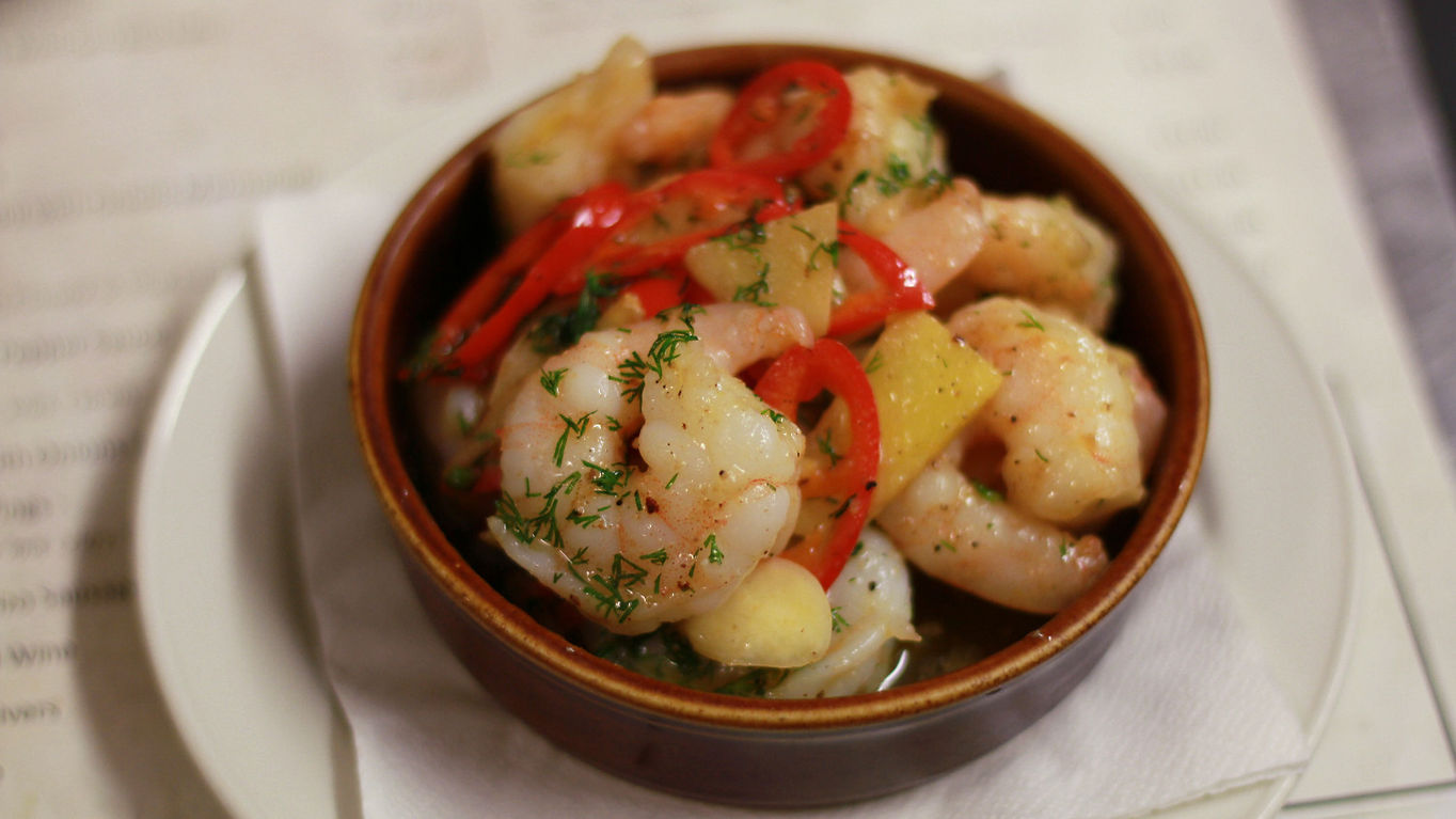 Pil Pil Prawns