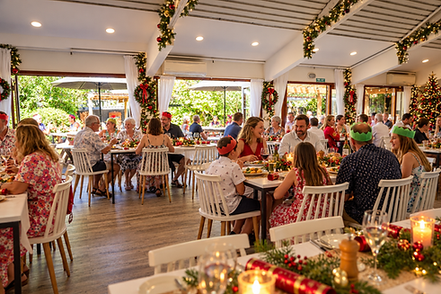 Festive Christmas Lunch in a Garden Restaurant.png