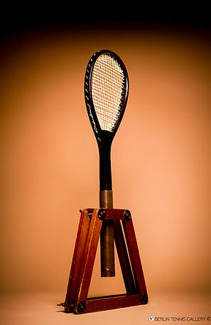 Antique Real Tennis Racquet from 1789 - 3D Full Body Left Position