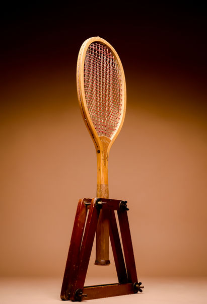 Ormond London Harlington Lawn Tennis Racquet - 3D Full Body Profile Left