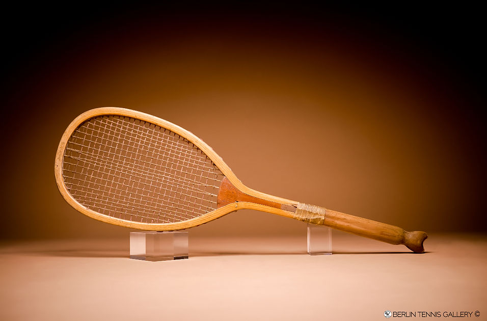 Slazenger Demon Tennis Racquet from 1899 - Landscape Position