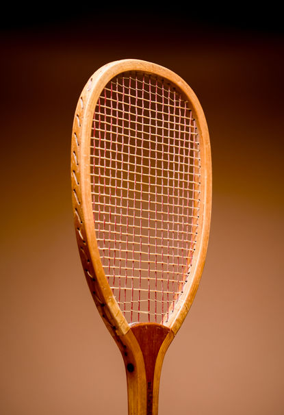 Slazenger Renshaw 1889 Lawn Tennis Racquet - Face Profile Left