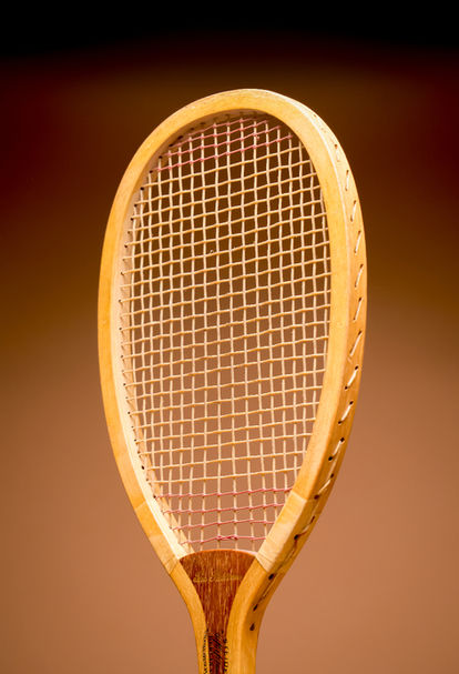 Slazenger Pastime 1905 lawn tennis racquet - 3D head profile right