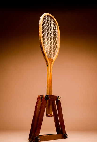 Bussey Champion Tennis Racquet - Full Body Profile Left Position