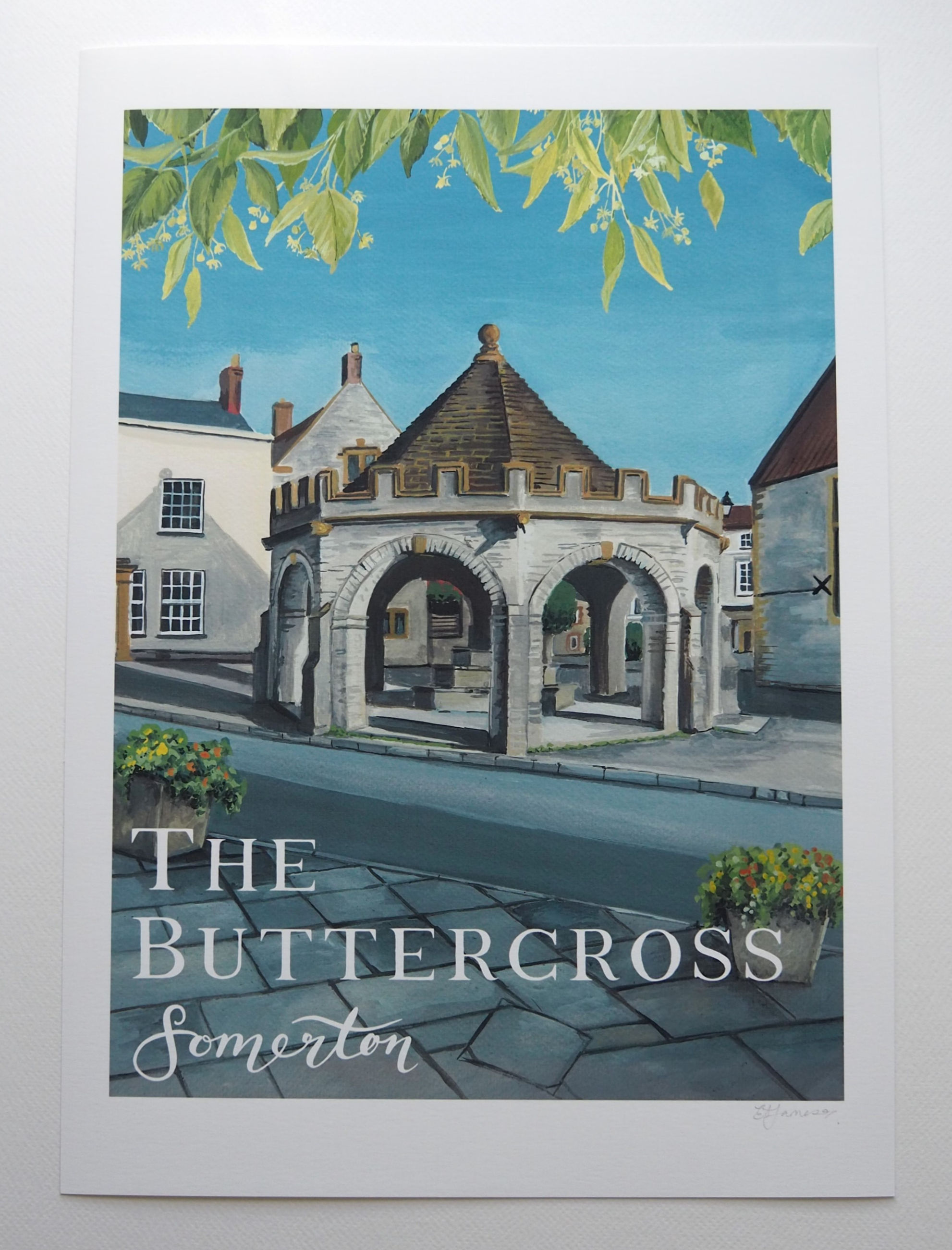 Somerton Buttercross A3 Giclee Print