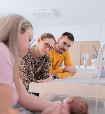 bain enveloppé, bébé, le havre, normandie, saint romain de colbosc
