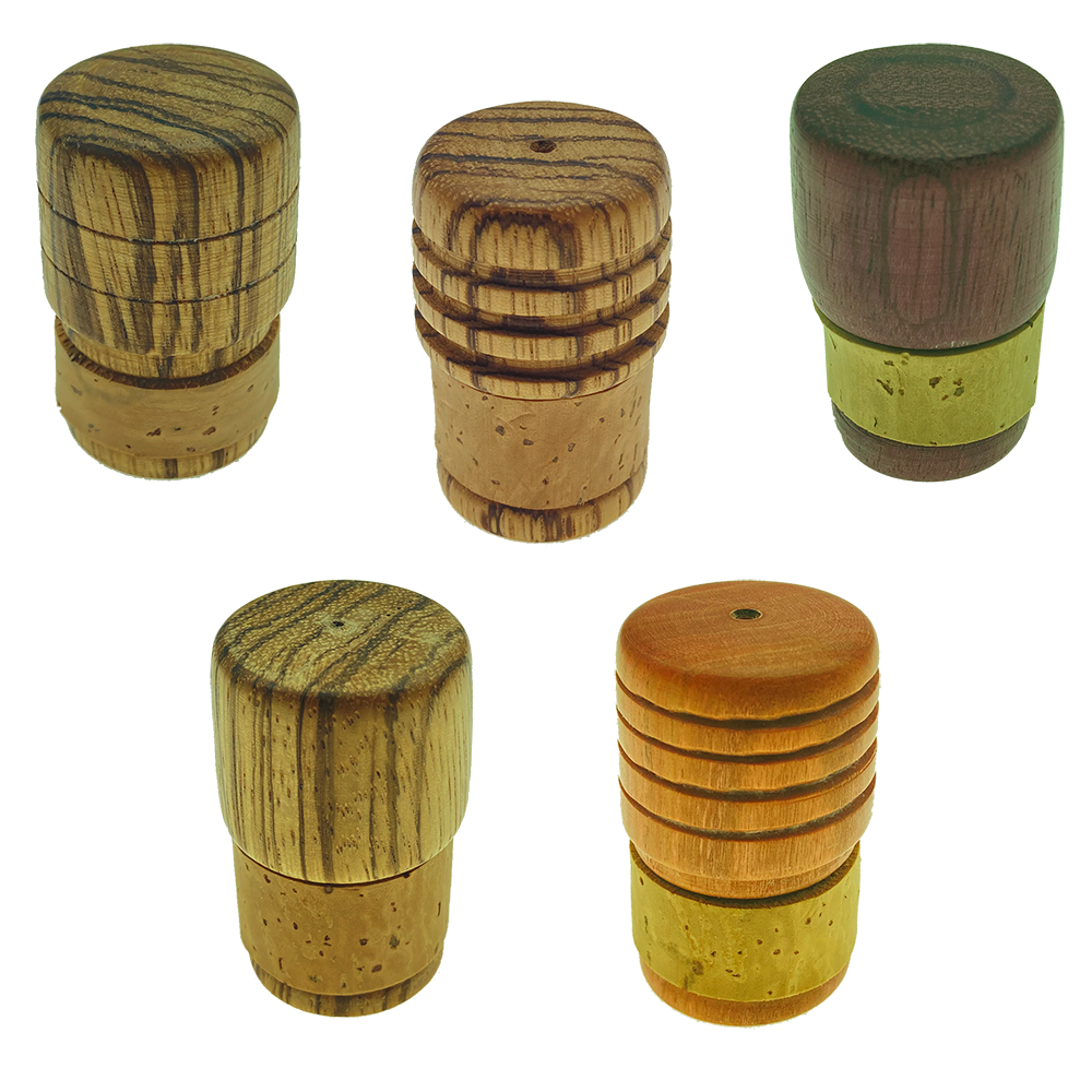 Exotic Wood End Plugs For Saxophone