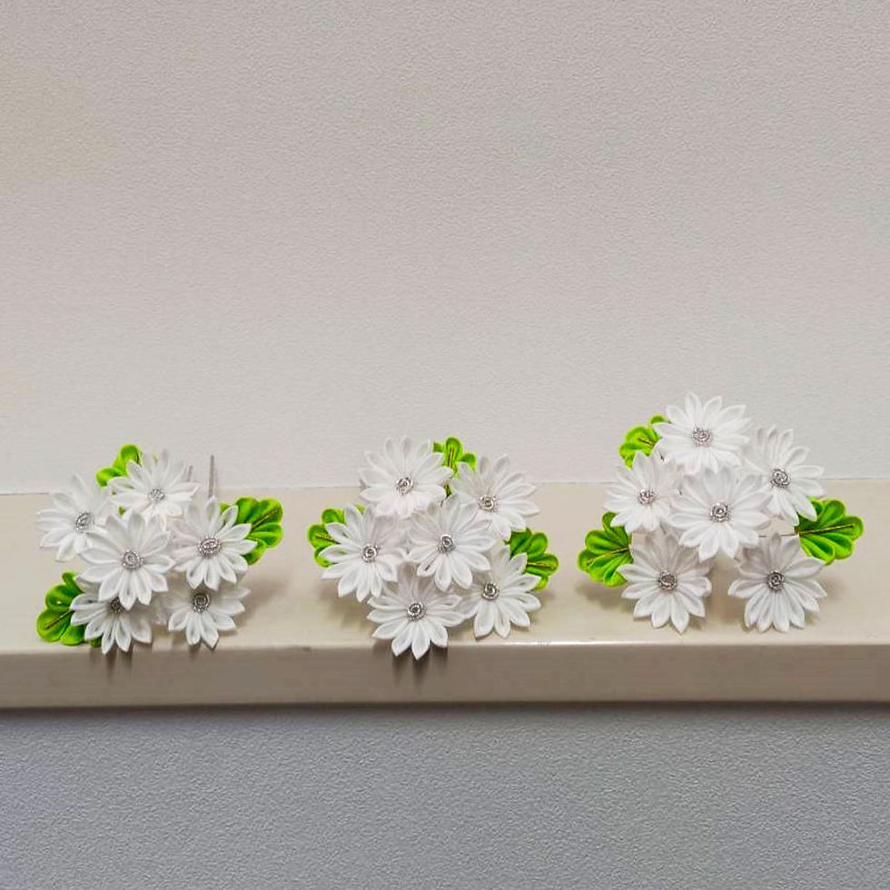 白菊のかんざし