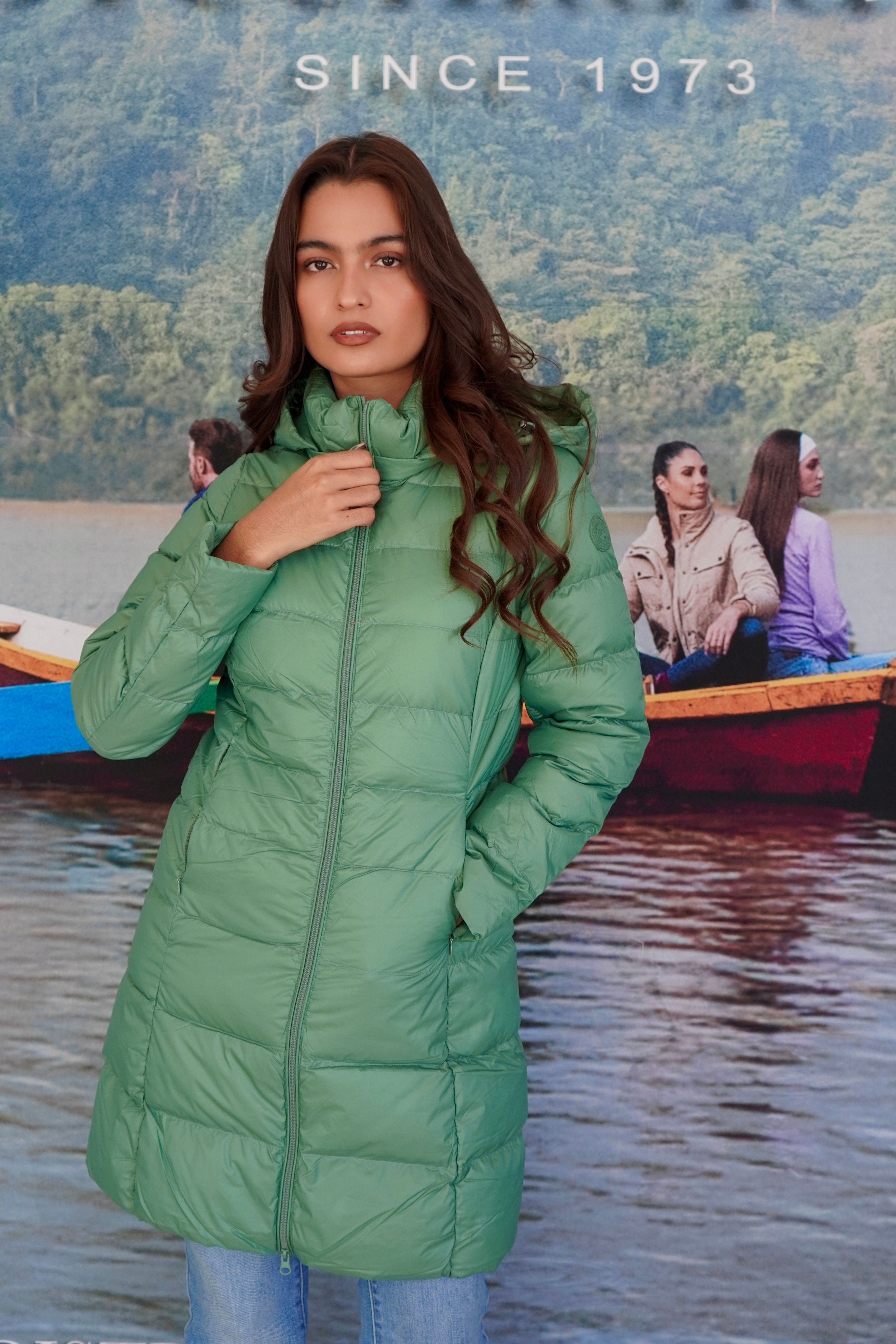 Chamarra Greenlander larga de pluma