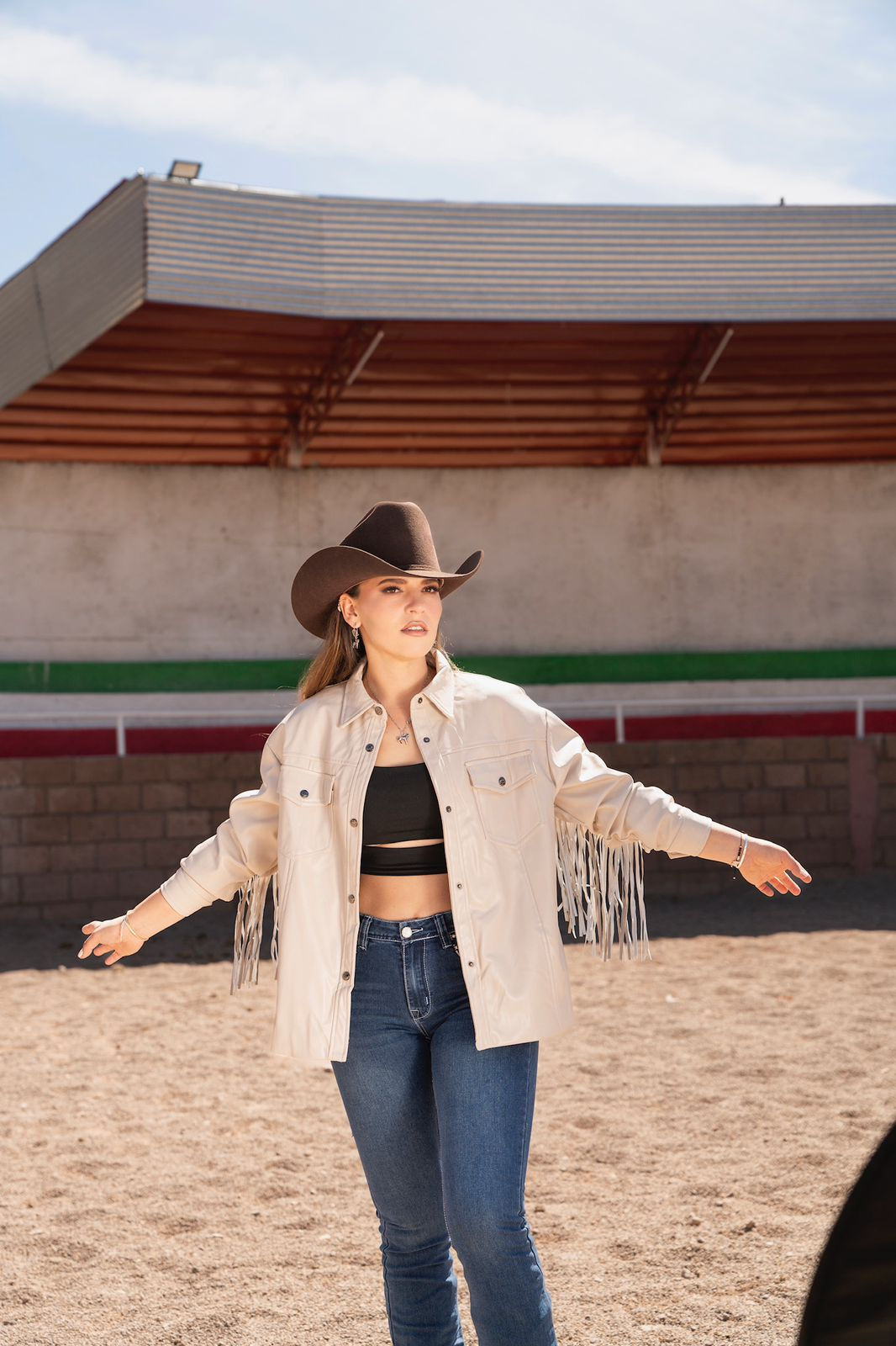 Camisola MacAllen con flecos