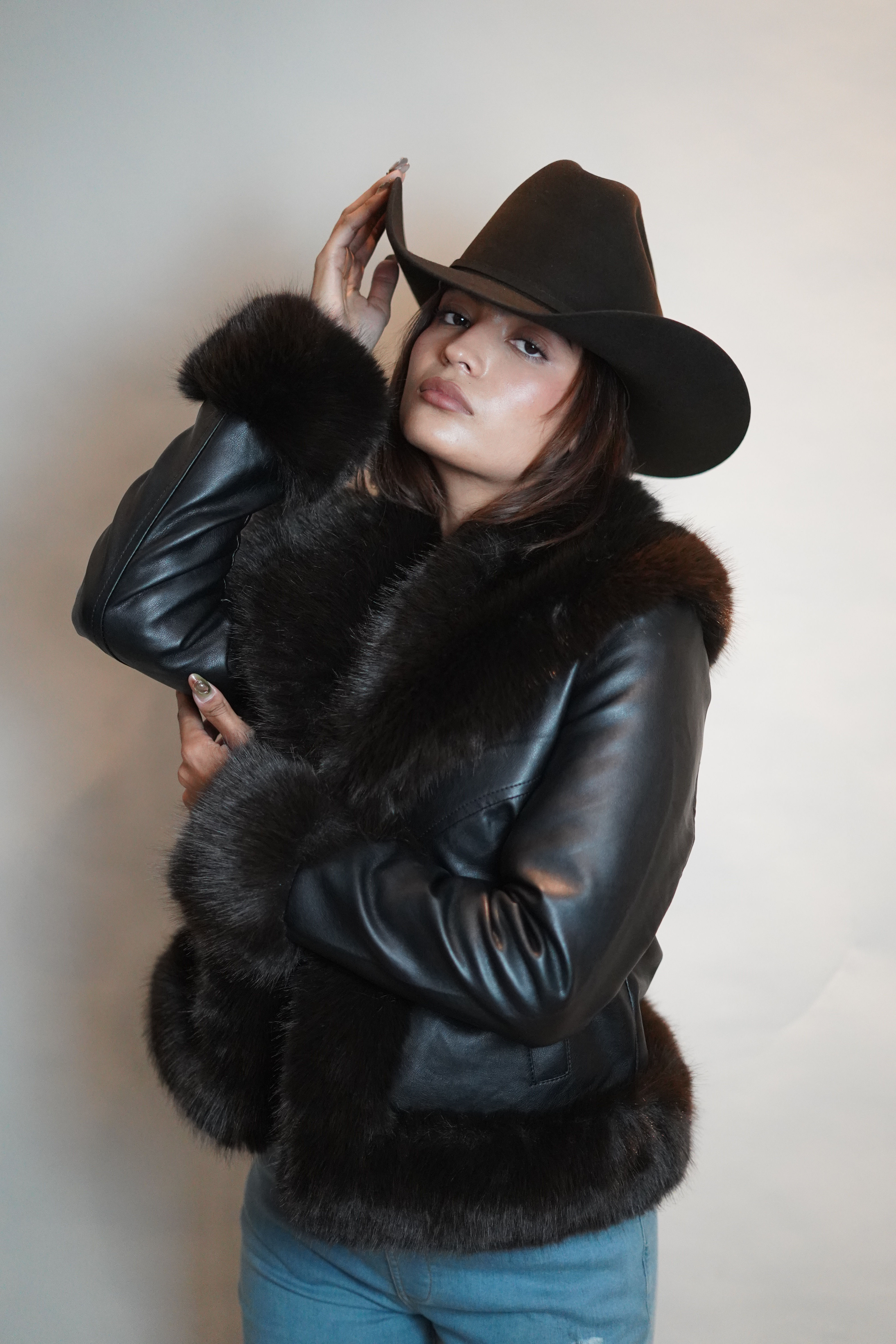 Chamarra con peluche