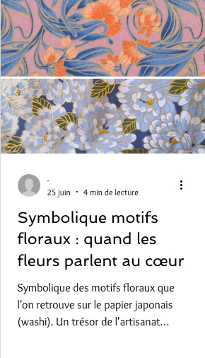 Symbolique des motifs floraux