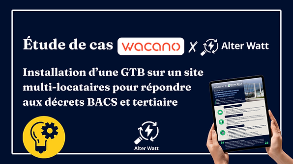 Installation d'une GTB sur un site multi-locataires pour répondre aux décrets BACS et tertiaire