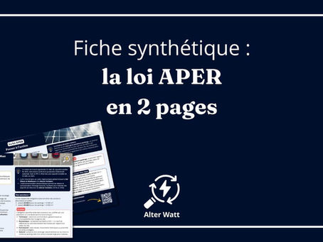 Résumé loi APER : 5 points clés pour comprendre l’obligation de solarisation des parkings en 2026